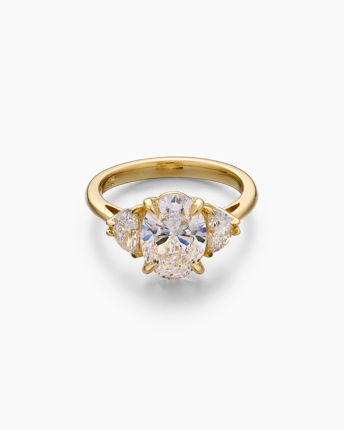 Diamond Three Stone Engagement Ring