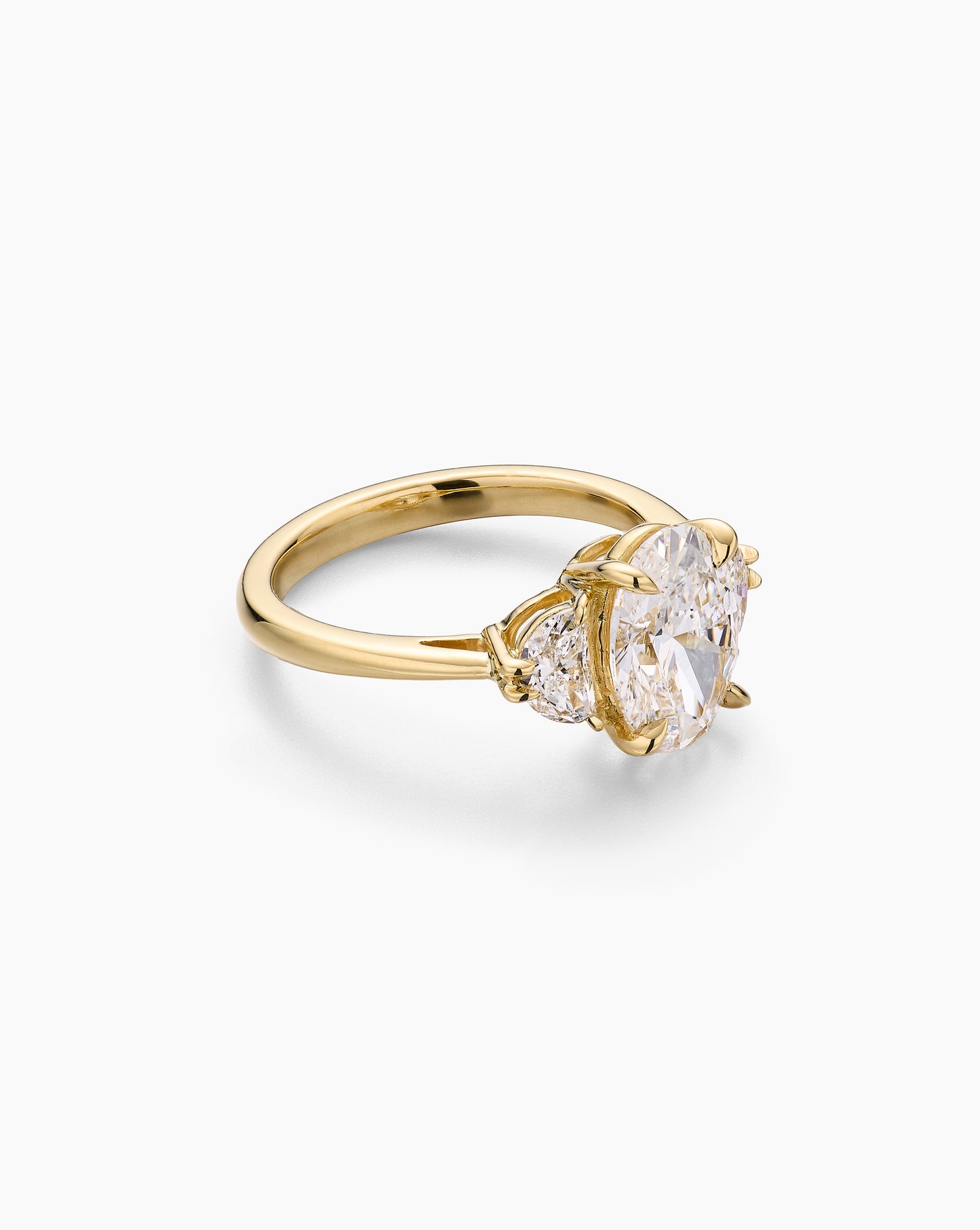 Diamond Three Stone Engagement Ring