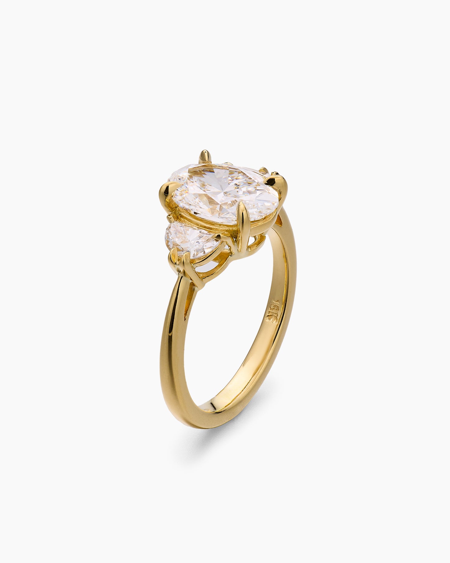 Diamond Three Stone Engagement Ring