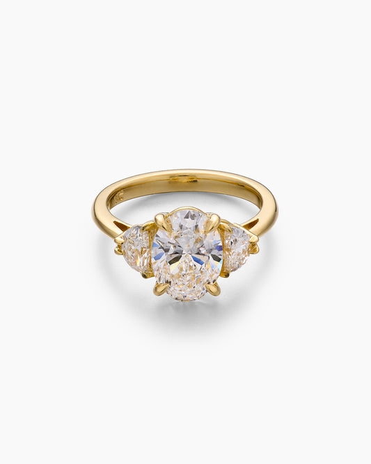 Diamond Three Stone Engagement Ring